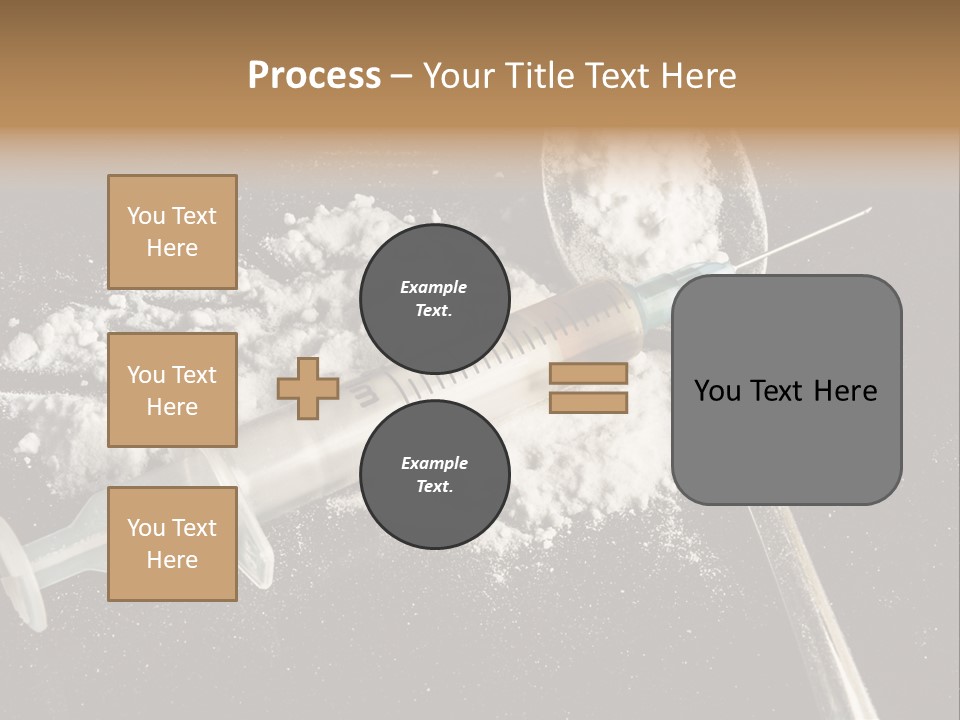 Dependence Cocaine Healthy PowerPoint Template