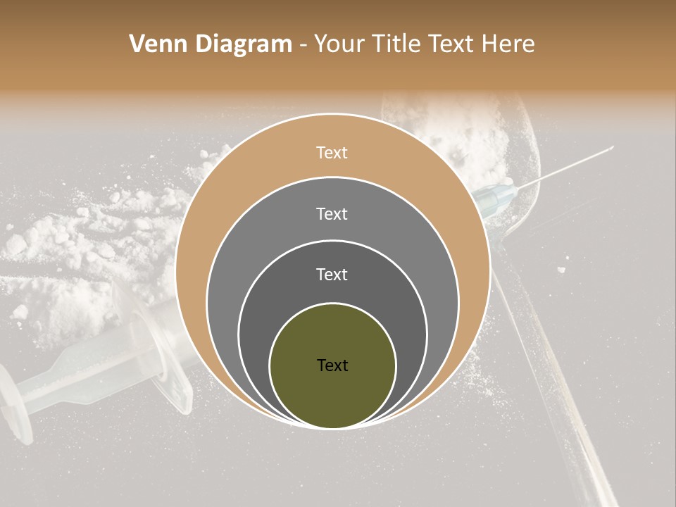 Dependence Cocaine Healthy PowerPoint Template