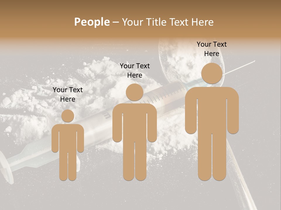 Dependence Cocaine Healthy PowerPoint Template