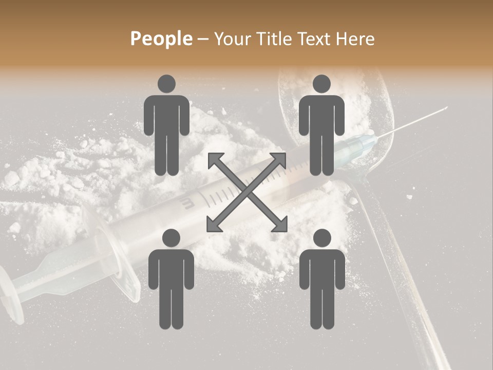 Dependence Cocaine Healthy PowerPoint Template