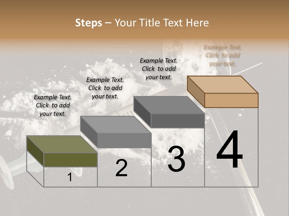 Dependence Cocaine Healthy PowerPoint Template