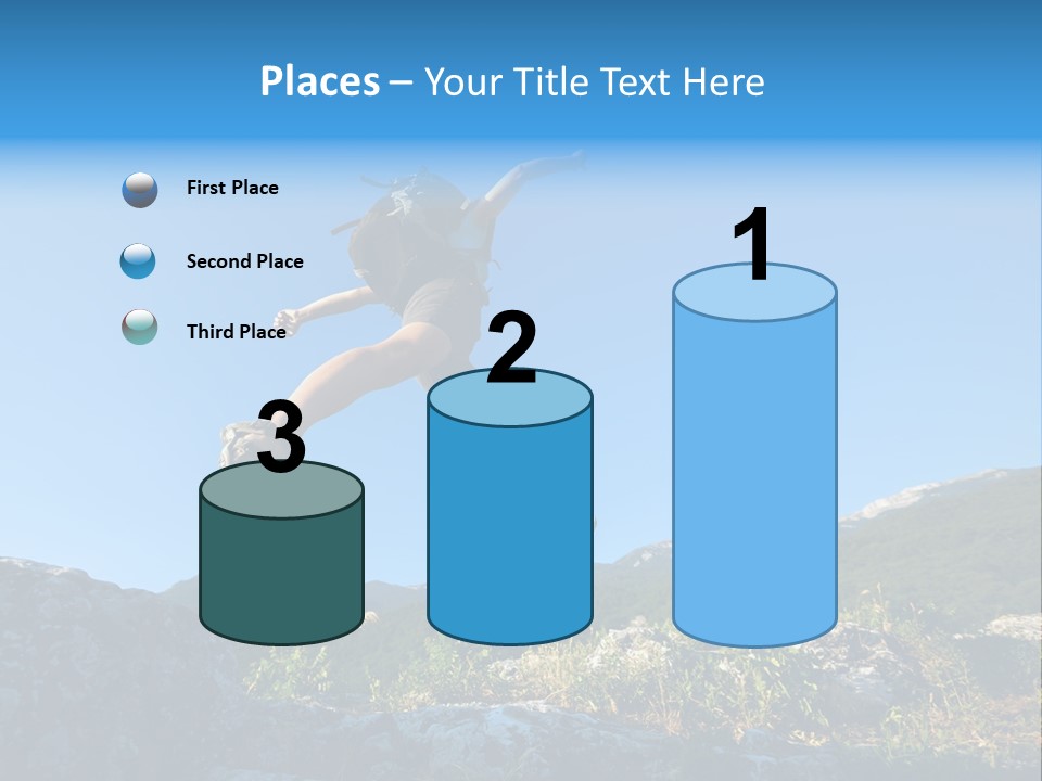 Tourist Peace Hill PowerPoint Template