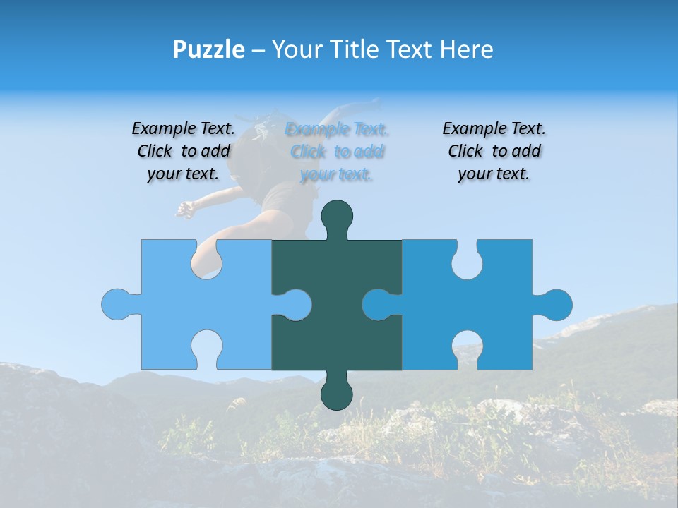 Tourist Peace Hill PowerPoint Template