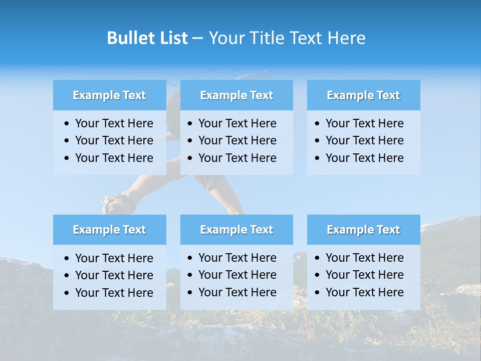 Tourist Peace Hill PowerPoint Template