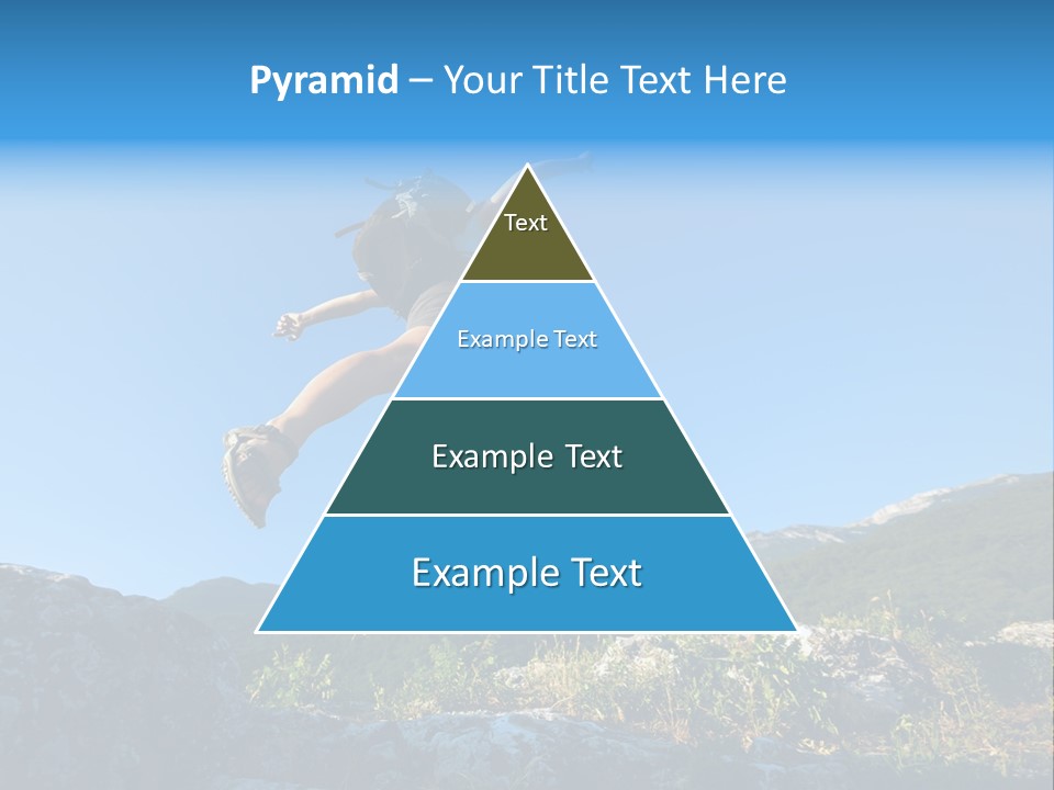 Tourist Peace Hill PowerPoint Template
