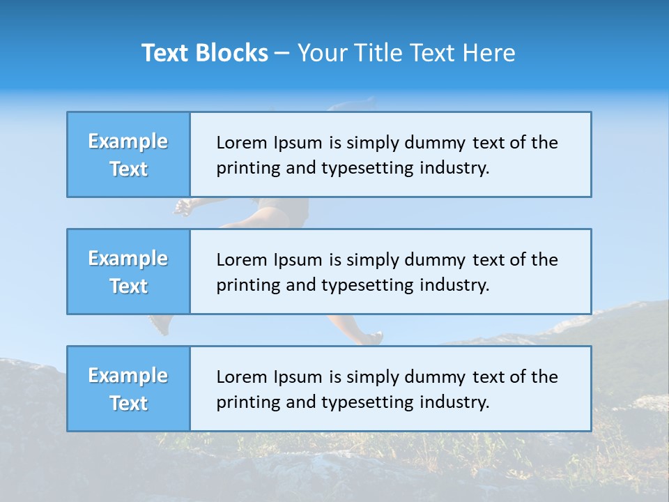 Tourist Peace Hill PowerPoint Template