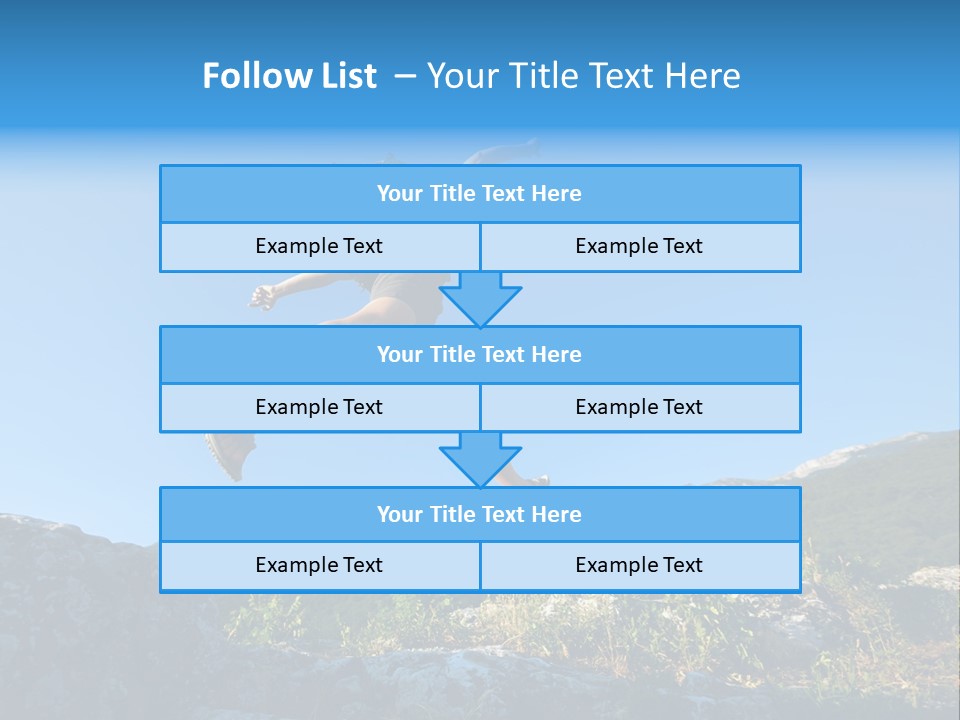 Tourist Peace Hill PowerPoint Template