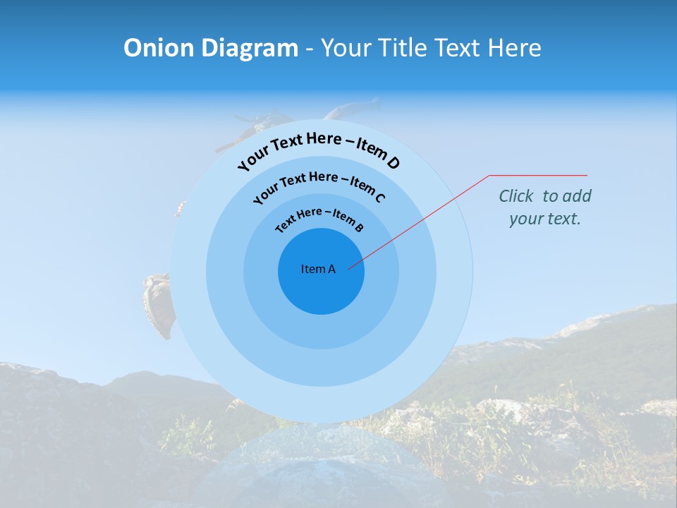 Tourist Peace Hill PowerPoint Template