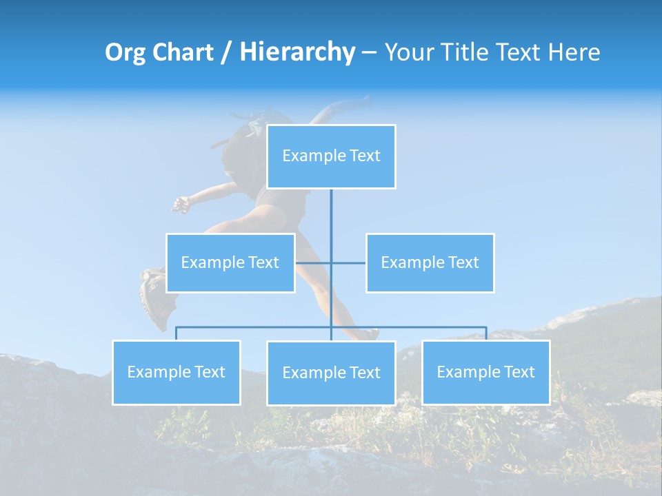 Tourist Peace Hill PowerPoint Template
