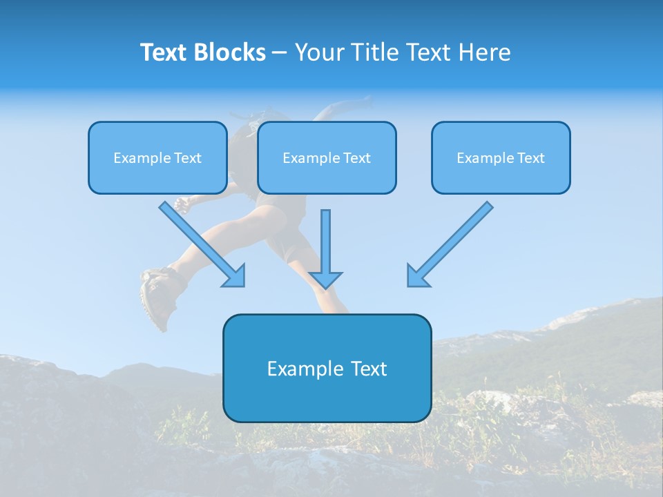 Tourist Peace Hill PowerPoint Template
