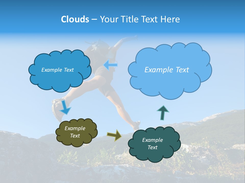 Tourist Peace Hill PowerPoint Template