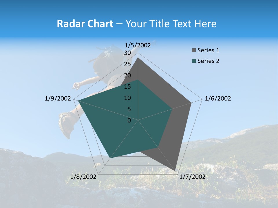 Tourist Peace Hill PowerPoint Template