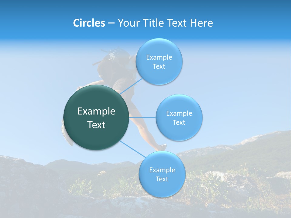 Tourist Peace Hill PowerPoint Template