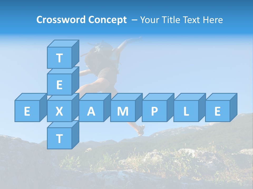 Tourist Peace Hill PowerPoint Template