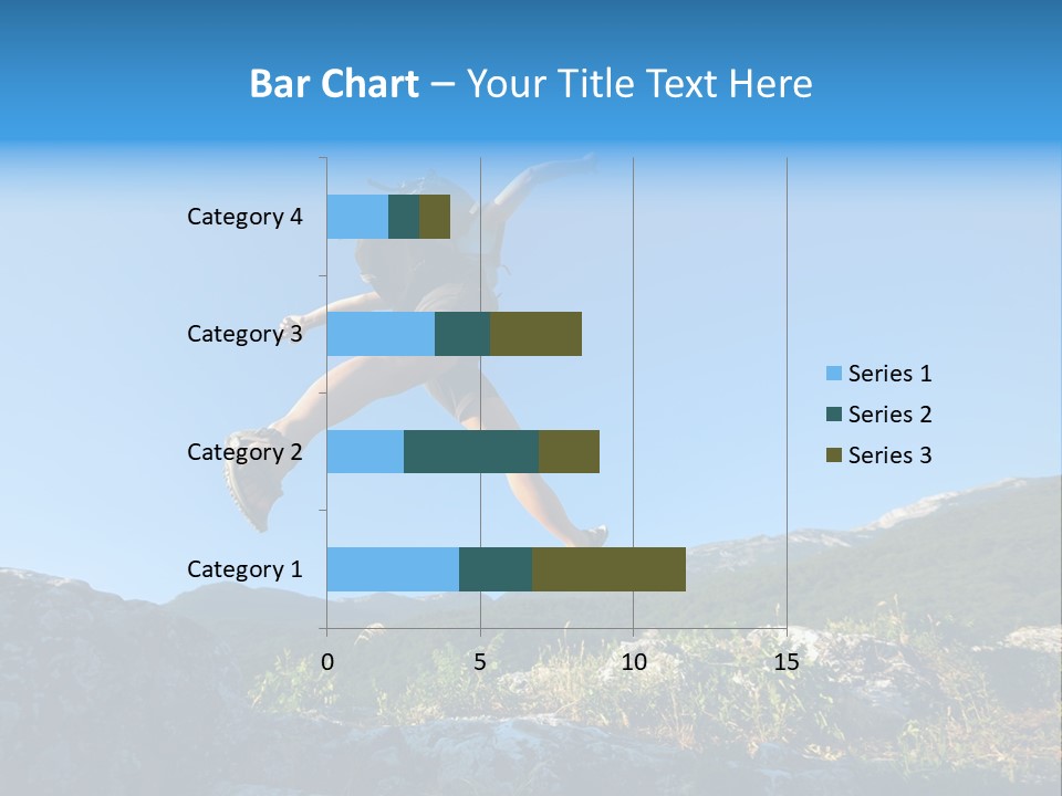 Tourist Peace Hill PowerPoint Template