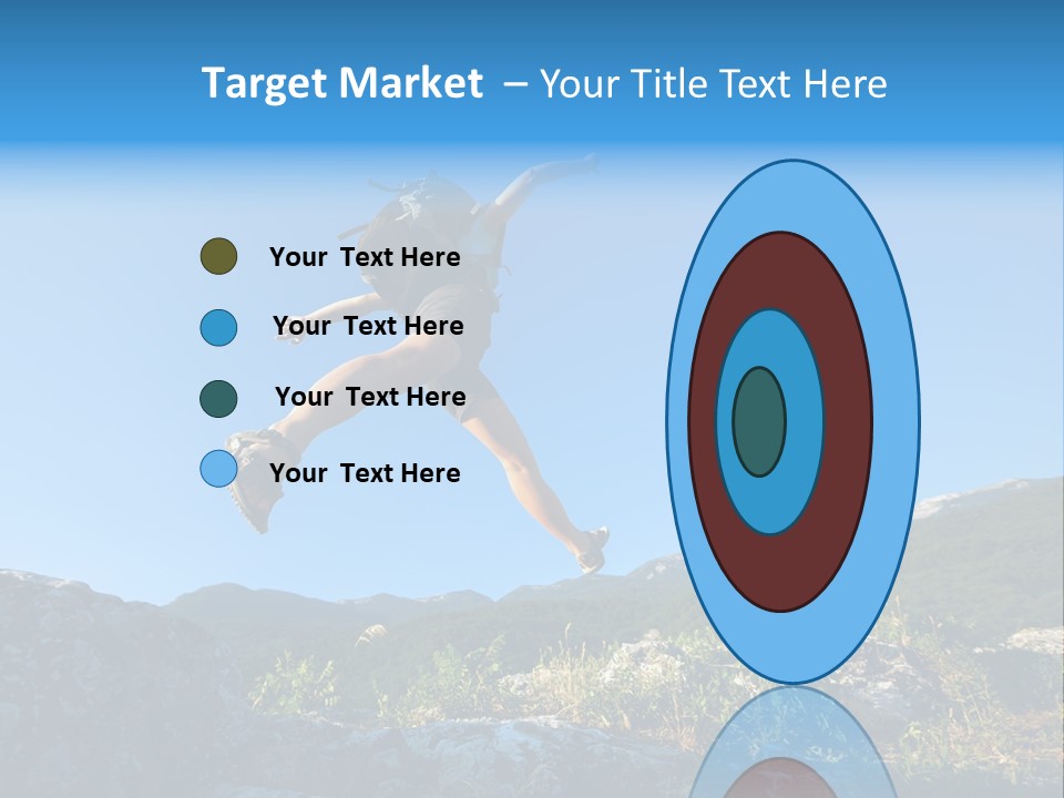 Tourist Peace Hill PowerPoint Template