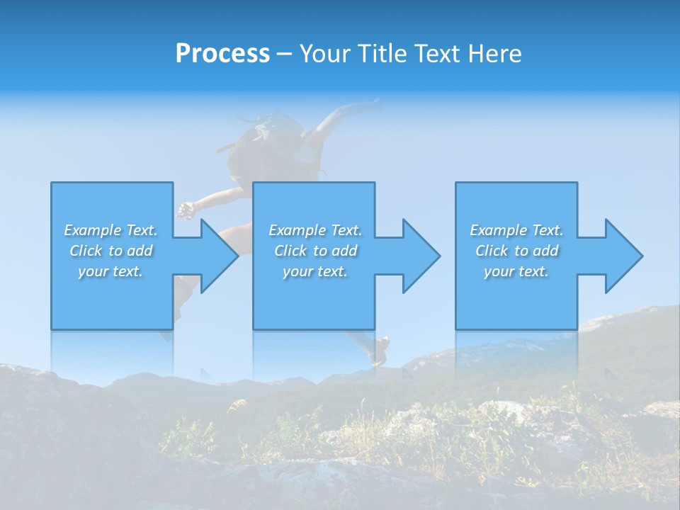 Tourist Peace Hill PowerPoint Template