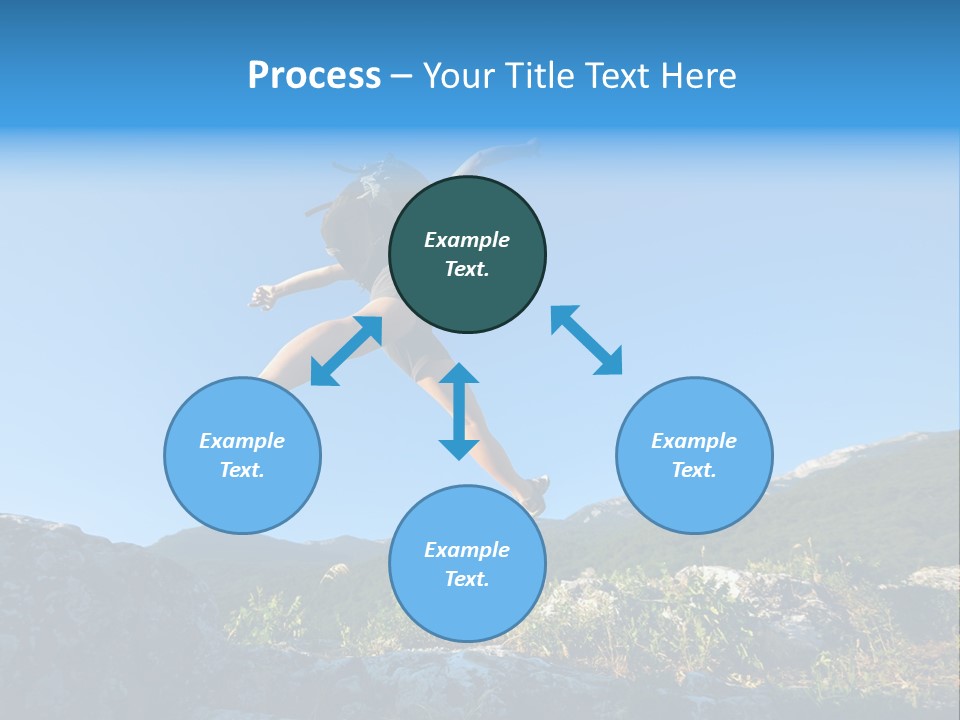 Tourist Peace Hill PowerPoint Template