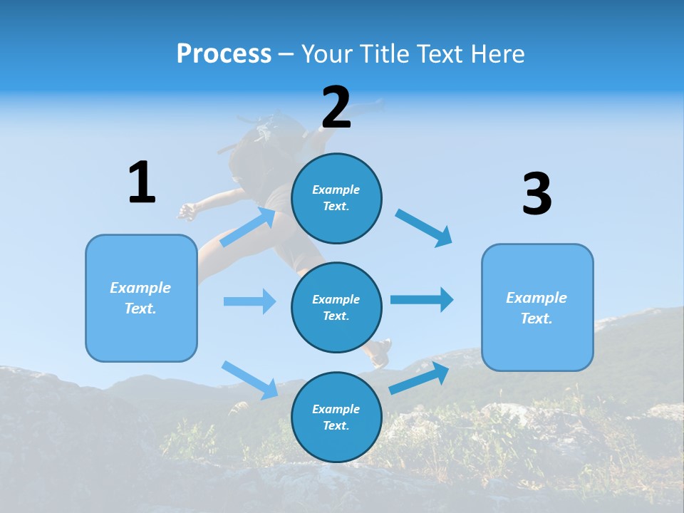 Tourist Peace Hill PowerPoint Template