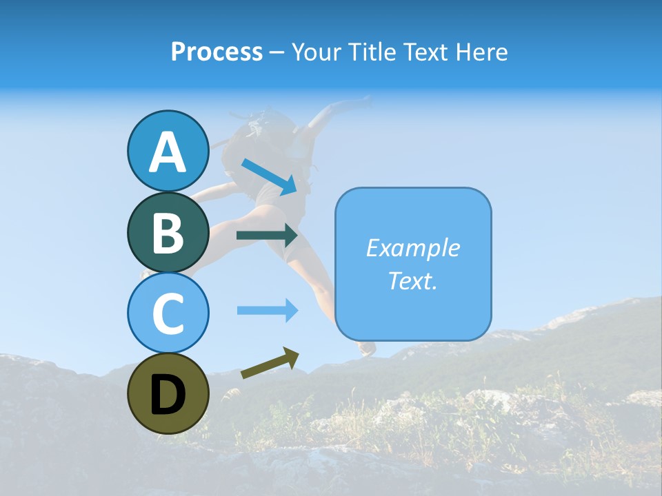 Tourist Peace Hill PowerPoint Template