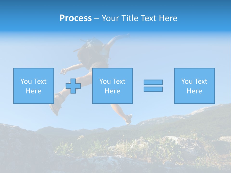 Tourist Peace Hill PowerPoint Template