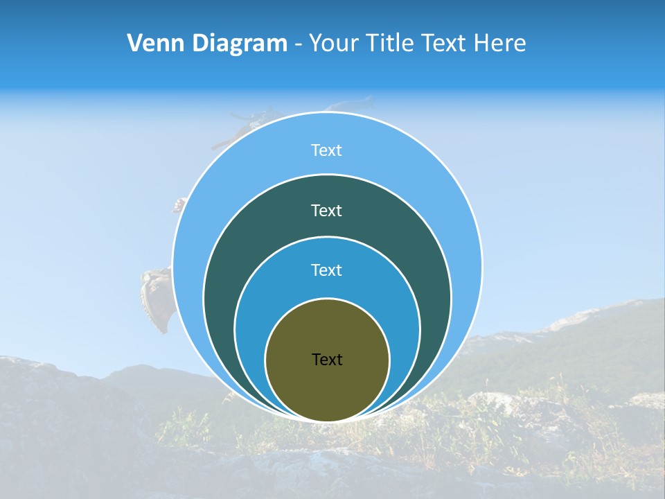 Tourist Peace Hill PowerPoint Template