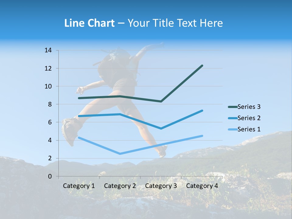 Tourist Peace Hill PowerPoint Template