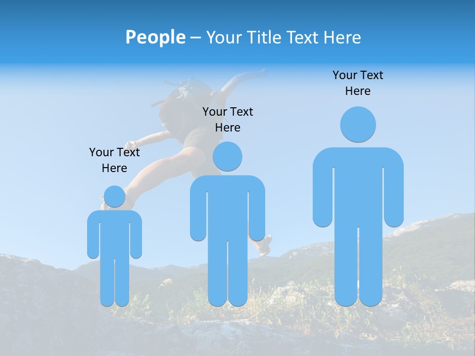 Tourist Peace Hill PowerPoint Template