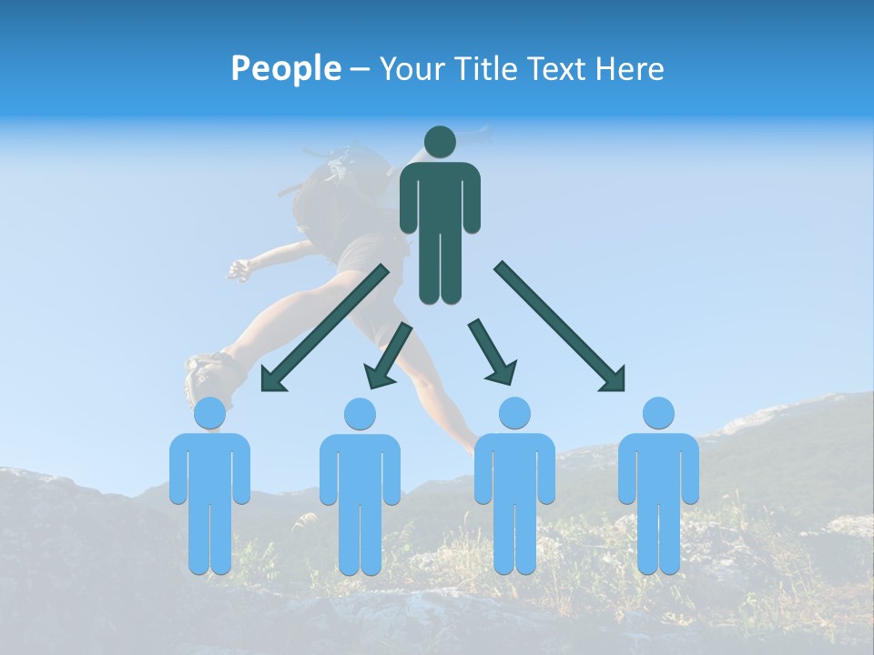 Tourist Peace Hill PowerPoint Template