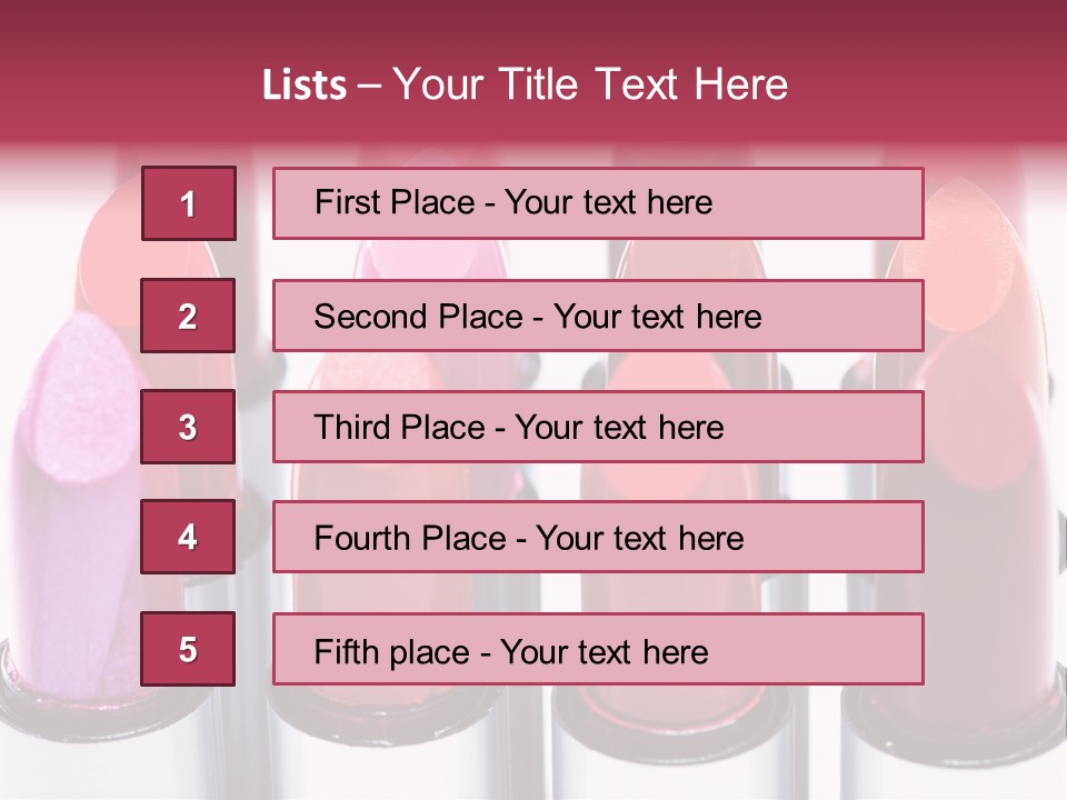 Open Red Beautiful PowerPoint Template