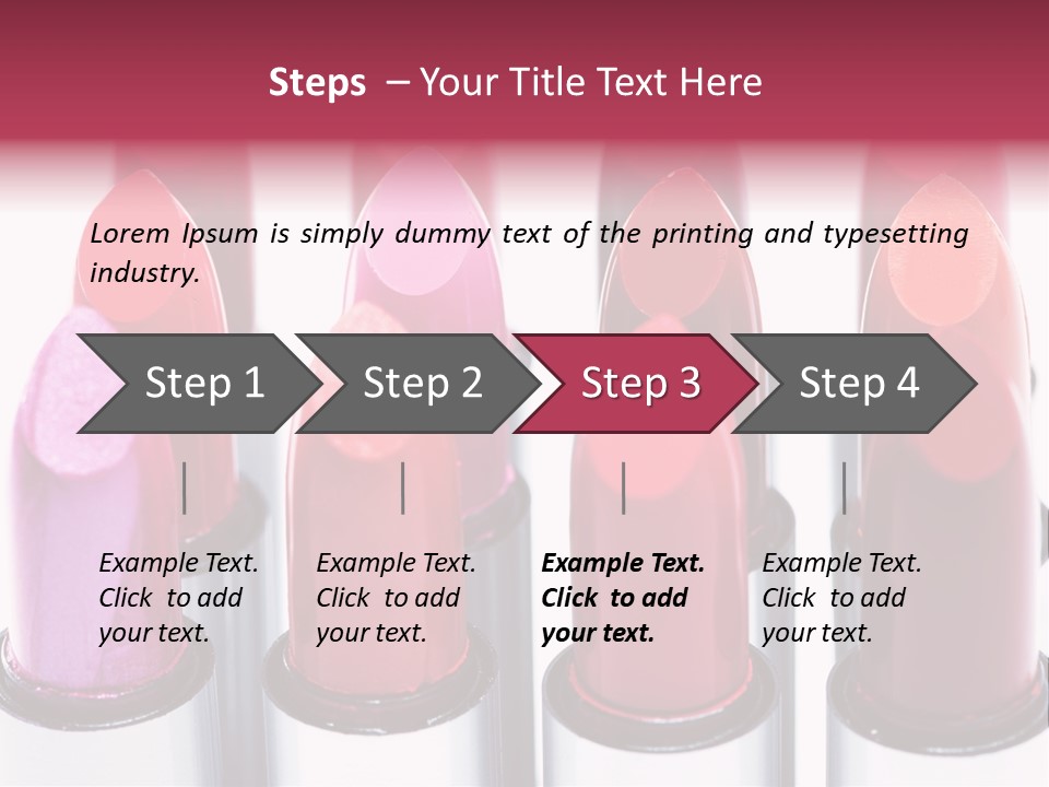 Open Red Beautiful PowerPoint Template