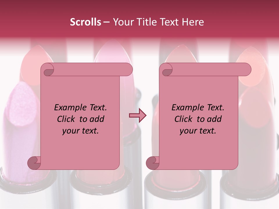 Open Red Beautiful PowerPoint Template