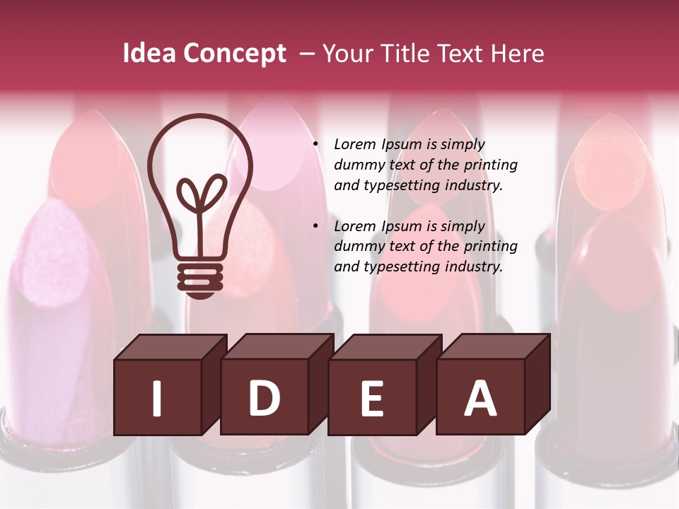 Open Red Beautiful PowerPoint Template