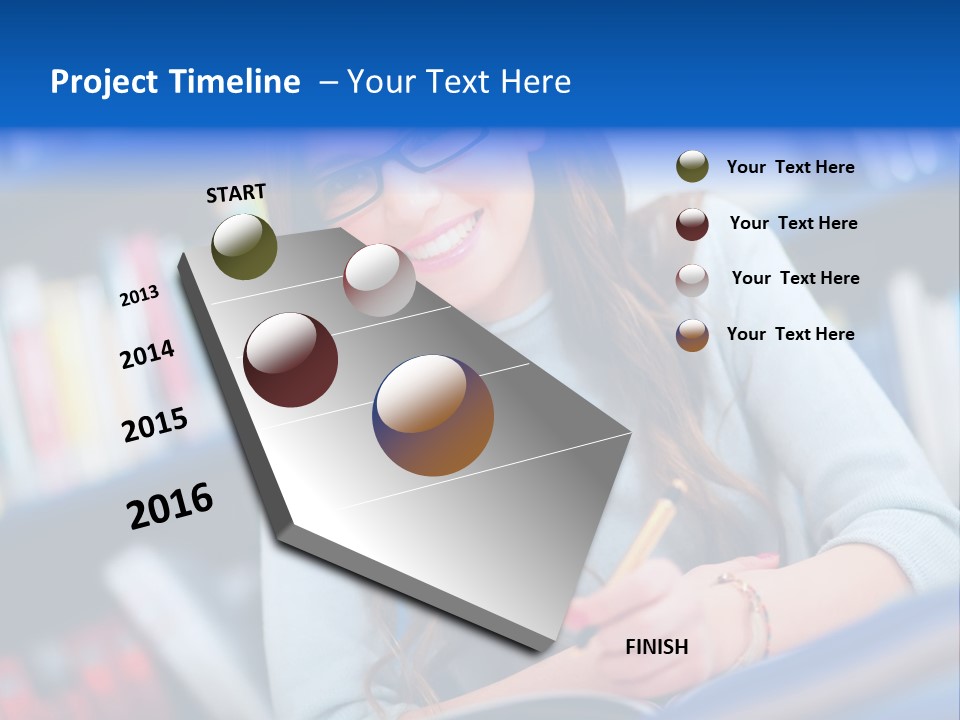 One Education Book PowerPoint Template