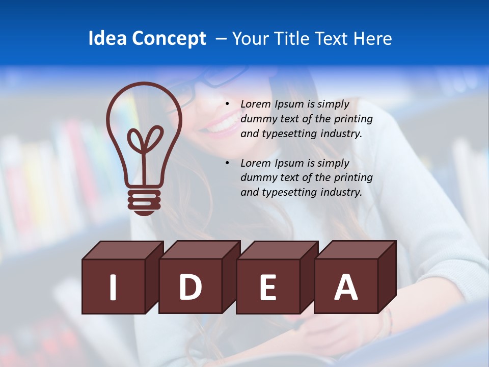 One Education Book PowerPoint Template