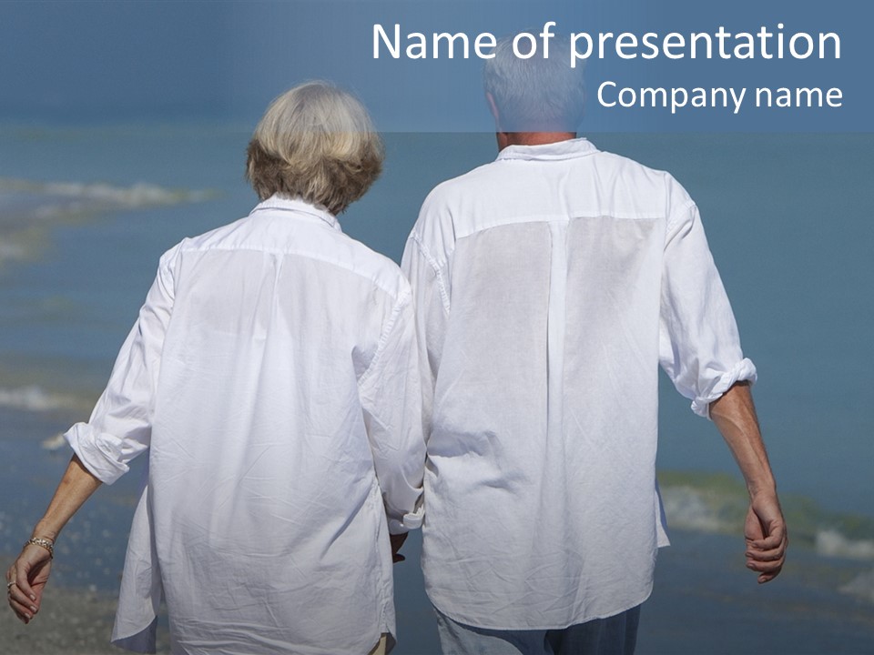 Barefoot Relaxation Retirement PowerPoint Template