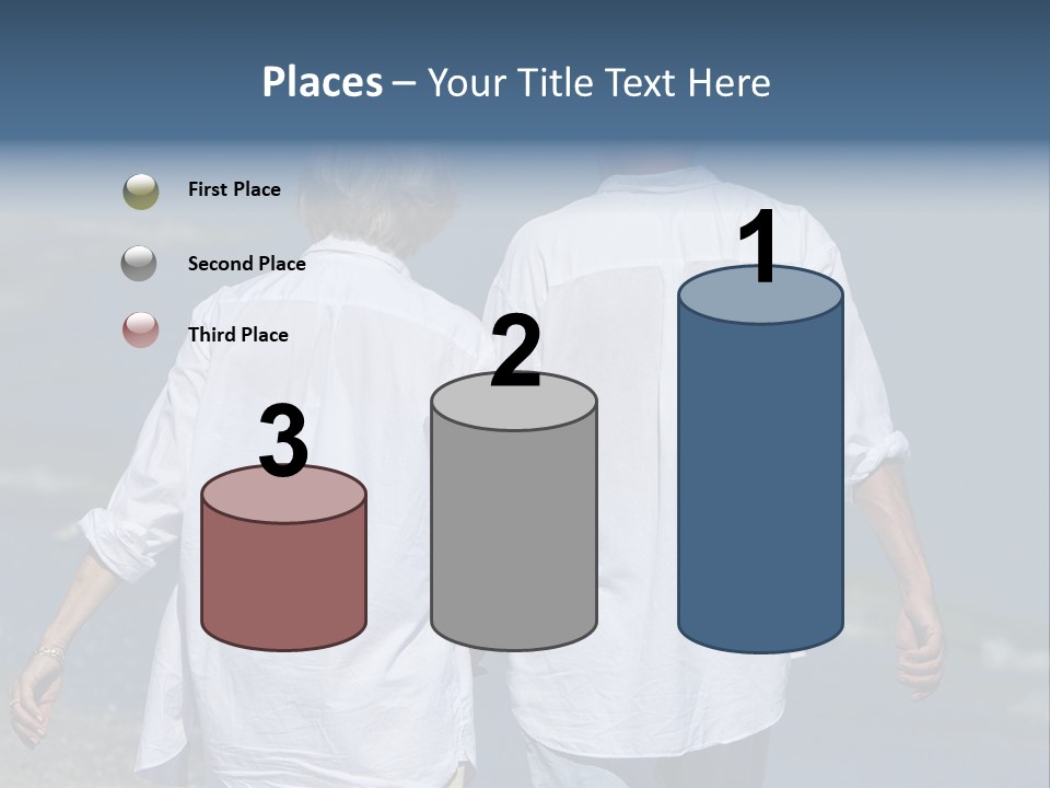 Barefoot Relaxation Retirement PowerPoint Template