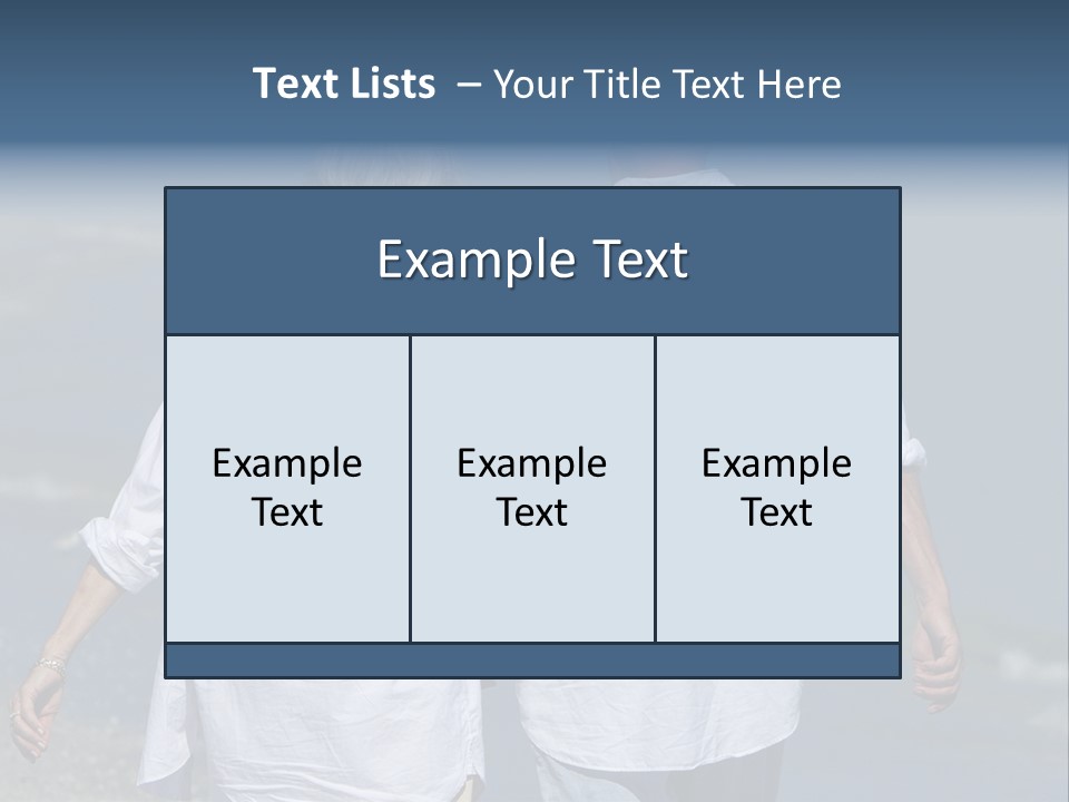 Barefoot Relaxation Retirement PowerPoint Template