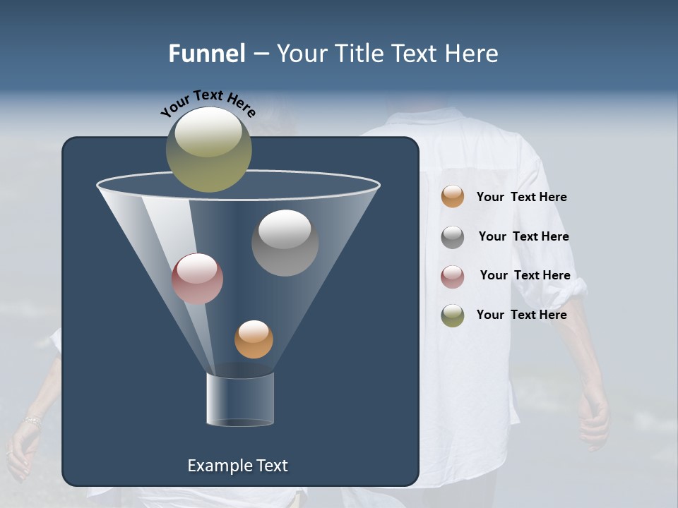 Barefoot Relaxation Retirement PowerPoint Template