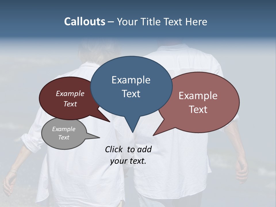 Barefoot Relaxation Retirement PowerPoint Template