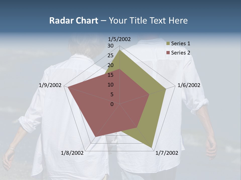Barefoot Relaxation Retirement PowerPoint Template
