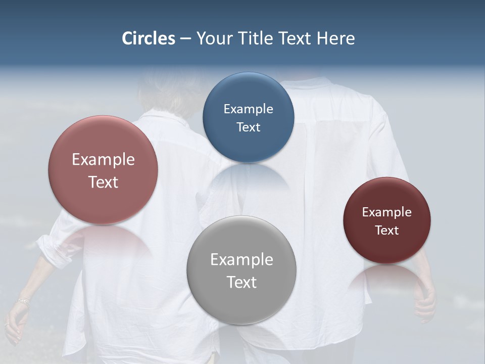 Barefoot Relaxation Retirement PowerPoint Template