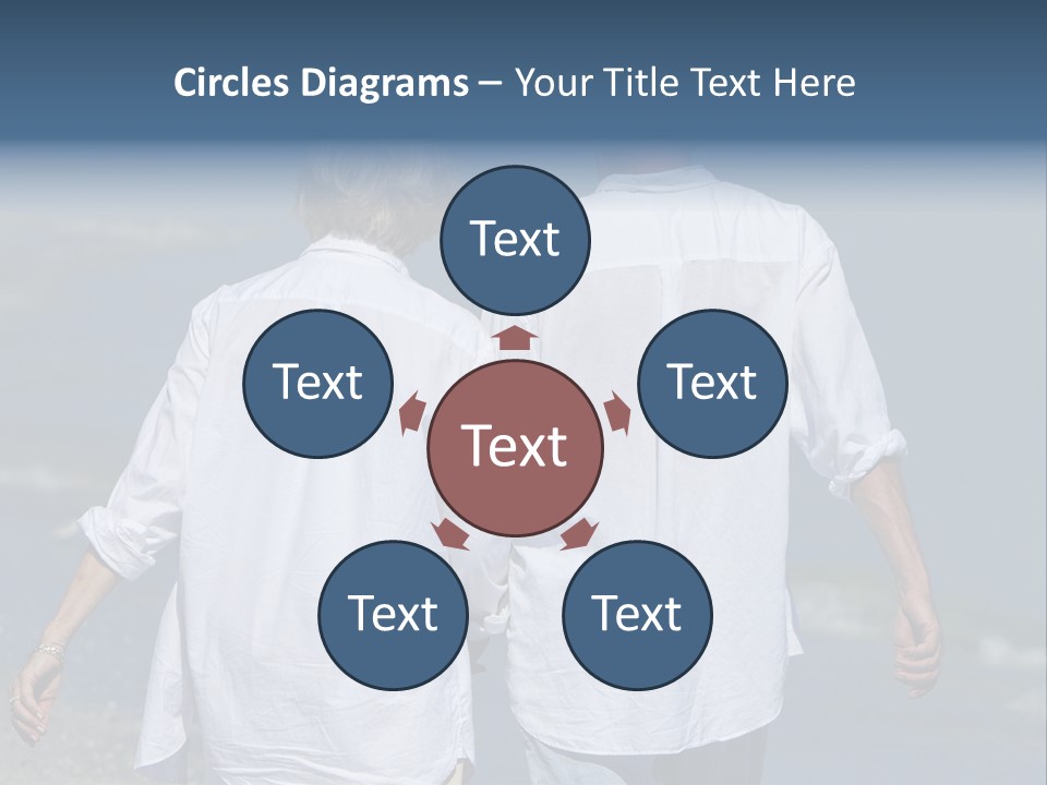 Barefoot Relaxation Retirement PowerPoint Template