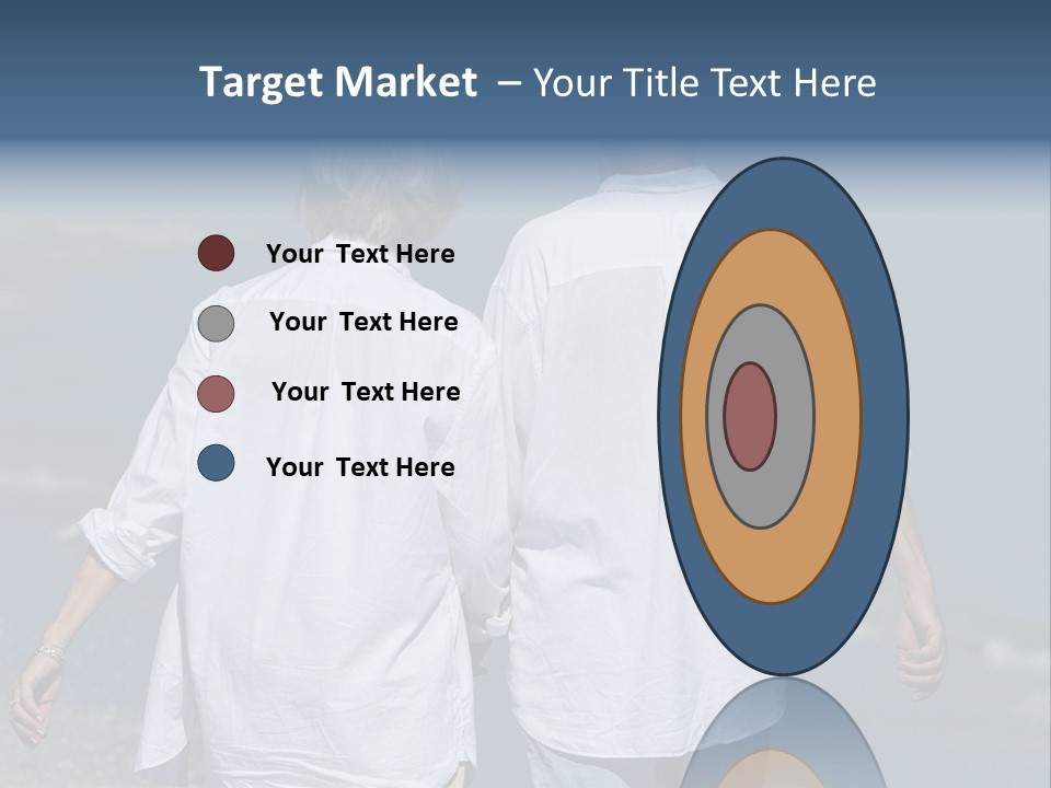 Barefoot Relaxation Retirement PowerPoint Template