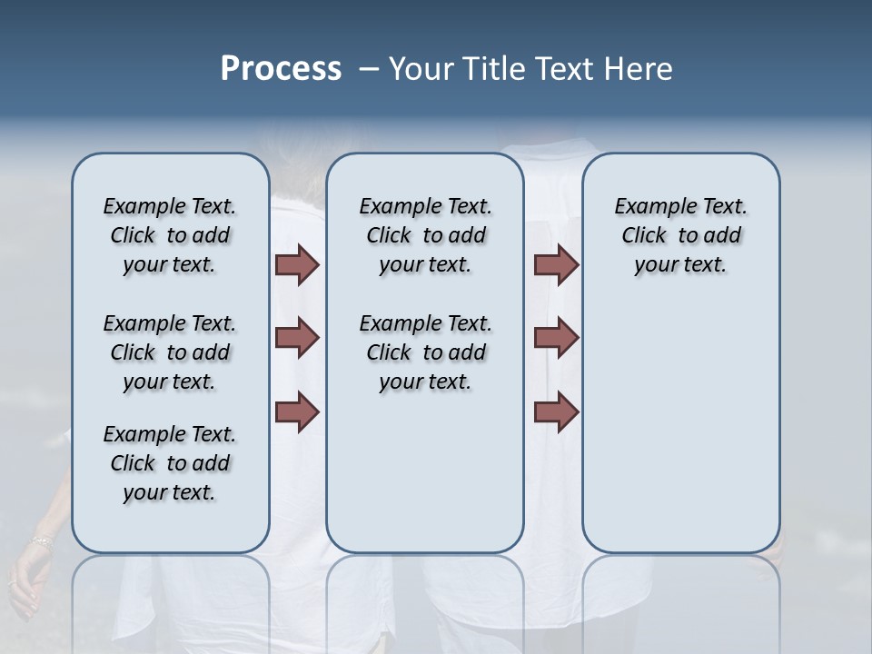 Barefoot Relaxation Retirement PowerPoint Template