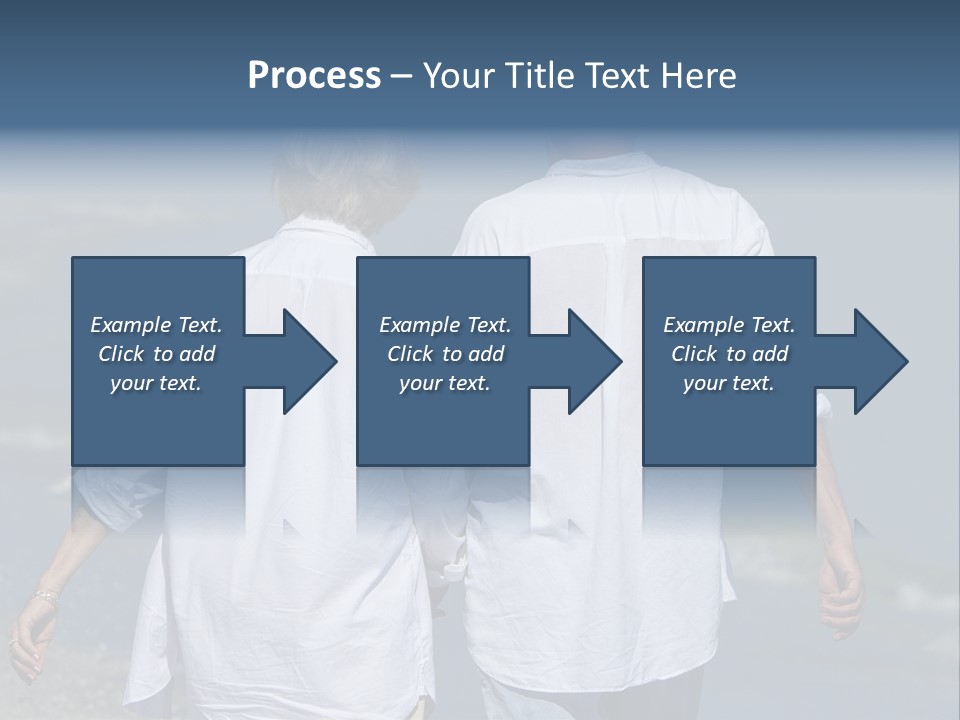 Barefoot Relaxation Retirement PowerPoint Template