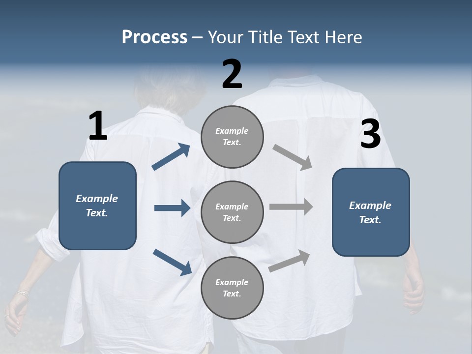 Barefoot Relaxation Retirement PowerPoint Template