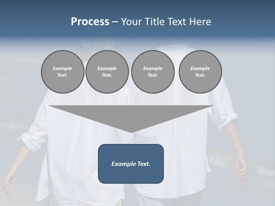 Barefoot Relaxation Retirement PowerPoint Template