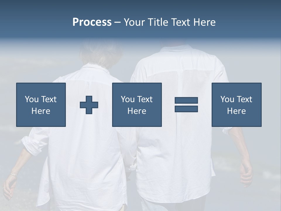 Barefoot Relaxation Retirement PowerPoint Template