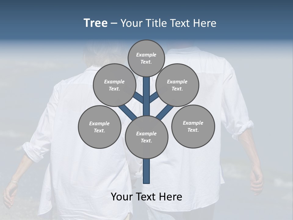 Barefoot Relaxation Retirement PowerPoint Template